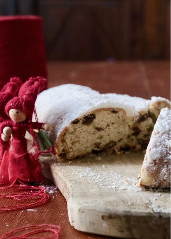 Quark Stollen - Panettone Tedesco (con Marzapane)