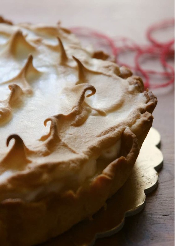Zitronenkuchen mit Baiser - Torta al limone con meringa